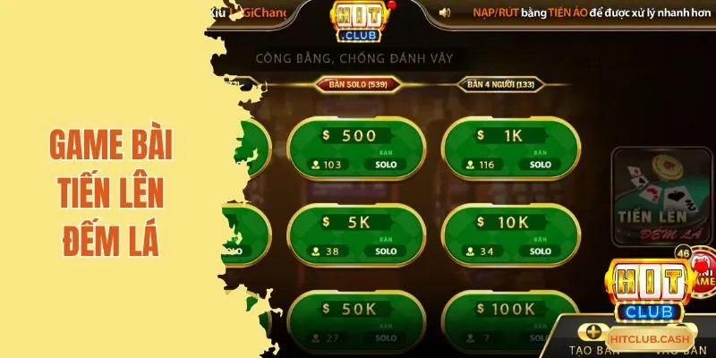 Game bài Tiến Lên Đếm Lá