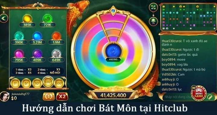Hướng dẫn chơi Bát Môn Hitclub đúng luật